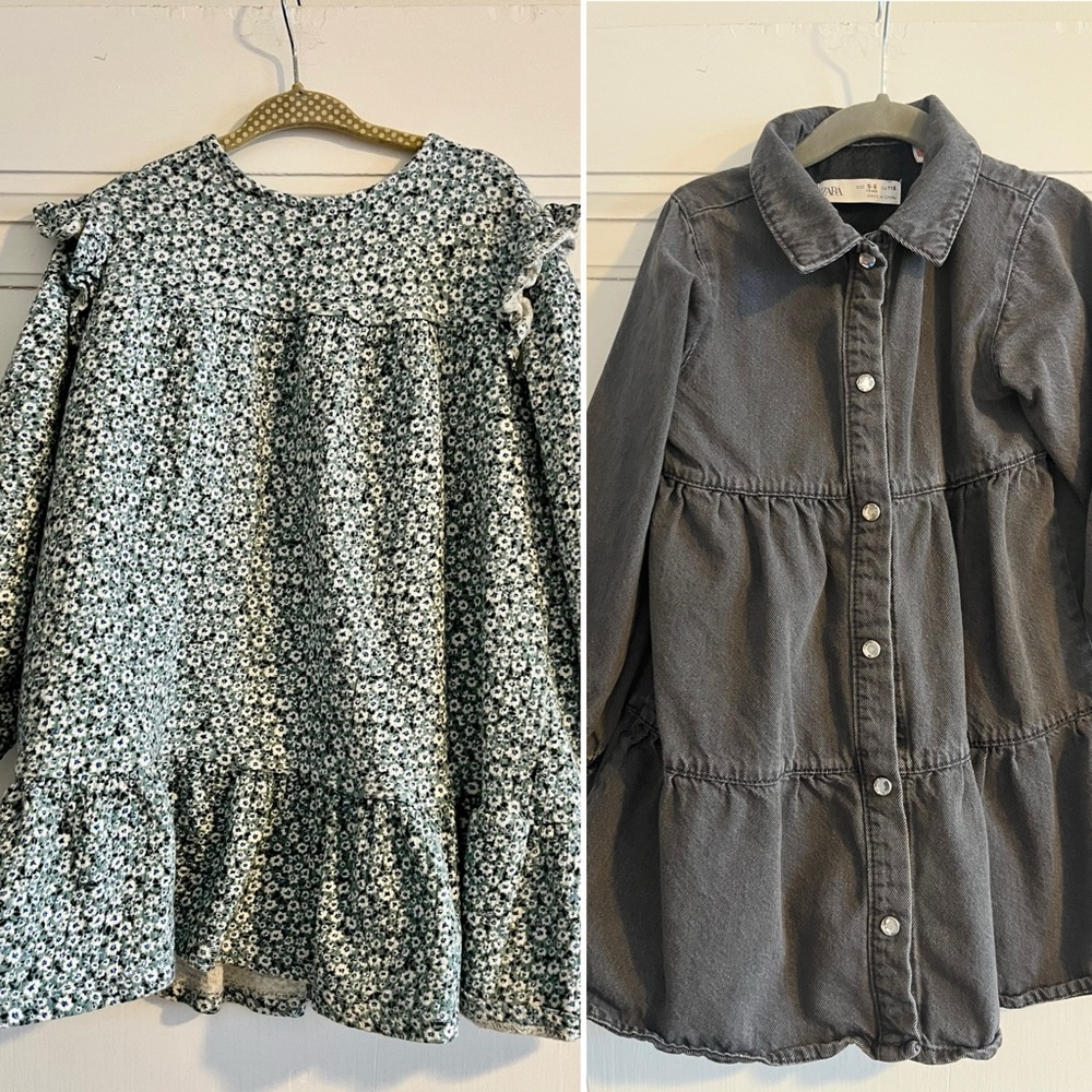 EUC! Bundle of TWO Zara Dresses (5-6)